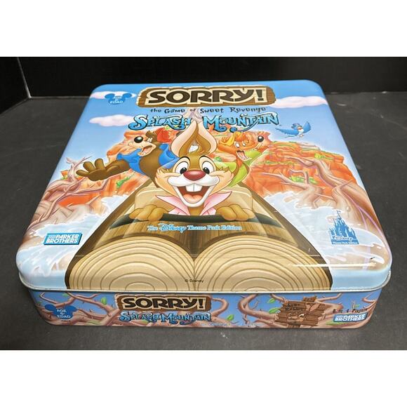 Disney Splash Mountain Board Game Complete in Metal Tin 99% Complete Parker Bros - Picture 8 of 11